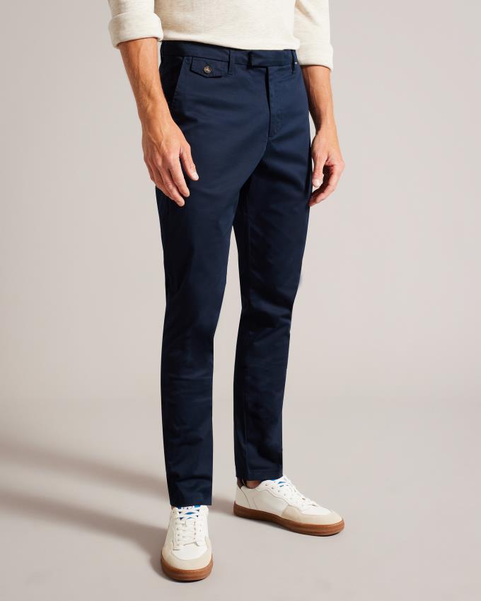 Pantalon Ted Baker Irvine Slim Fit Bleu Marine Homme | COY-86829307